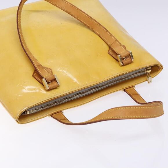 LOUIS VUITTON Monogram Vernis Houston Hand Bag Gris M91053 - Picture 6 of 16